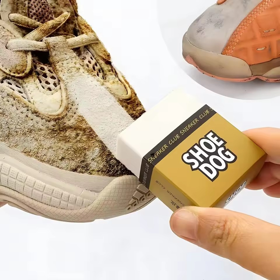 Sneaker Cleaner - ยางลบรองเท้าแบบพกพารองเท้า Shine กันน้ําทําความสะอาดหนังนิ่มหนังรองเท้าผ้าใบรองเท้าสีขาวขนาดเล็ก Decontamination Gum รองเท้าผ้าใบทําความสะอาด