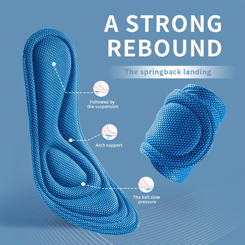 Insole Memory Foam - แผ่นรองรองเท้ากีฬา เมมโมรี่โฟม สำหรับรองเท้าผู้ชาย ผู้หญิง นาโน แอนตี้แบคทีเรีย