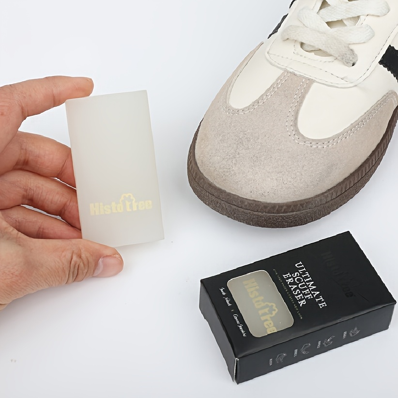 Sneaker Cleaner - ยางลบทำความสะอาดรองเท้า 1/2 ชิ้น สำหรับขจัดคราบสีขาวบนรองเท้า ยางลบดูแลรองเท้าผ้าใบ ขจัดคราบสกปรก