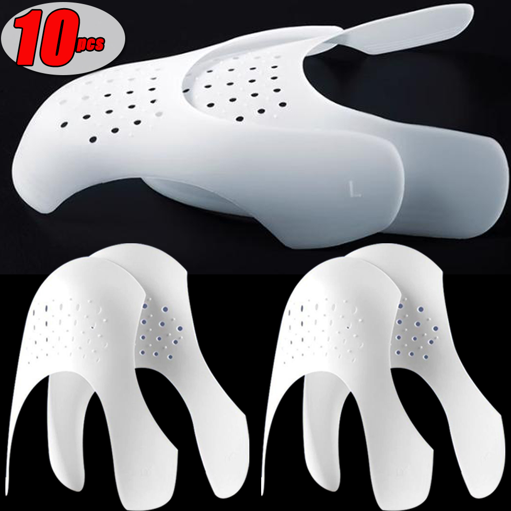 Sneaker Crease - 10Pcs Protector รองเท้าหัว Stretcher รองเท้าผ้าใบ Anti