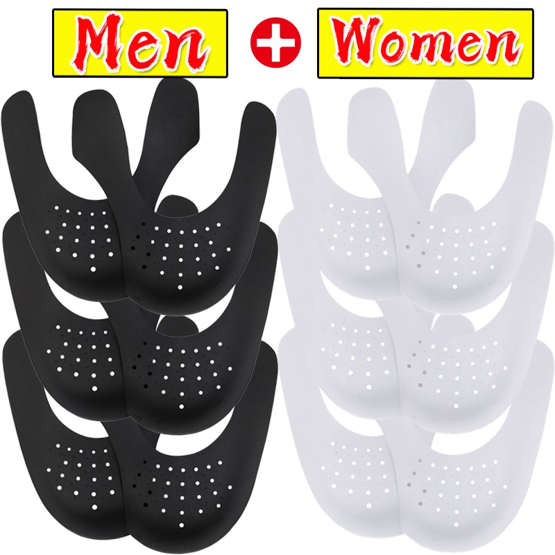 Sneaker Crease - 5 คู่ Anti Crease รองเท้าสําหรับรองเท้าผ้าใบลําลองต่อต้านริ้วรอยรองเท้า Toe