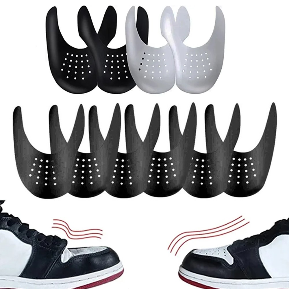 Sneaker Crease - 5คู่ป้องกันรอยพับรองเท้าสำหรับรองเท้าผ้าใบดัดแตกหมวกนิ้วเท้ารอยพับป้องกันต่อต้านริ้ว