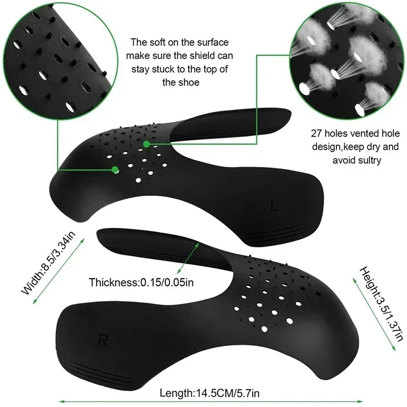 แผ่นกันยับรองเท้า 4 ชิ้น สำหรั - Sneaker Crease บทวิจารณ์และราคา