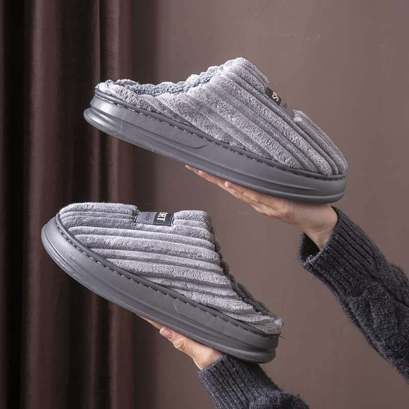 รองเท้าแตะหนังกลับลายทางสำหรับ - Insole Memory Foam บทวิจารณ์และราคา