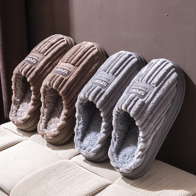 รองเท้าแตะหนังกลับลายทางสำหรับ - Insole Memory Foam บทวิจารณ์และราคา