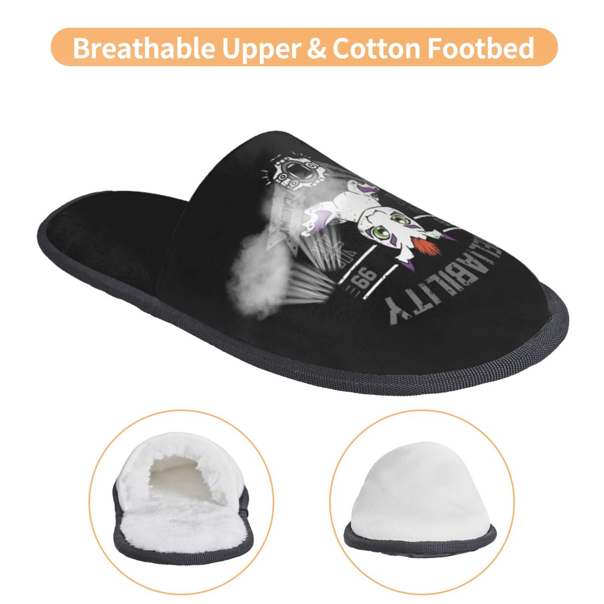 รองเท้าแตะในห้องนอนลายดิจิตอลม - Insole Memory Foam บทวิจารณ์และราคา