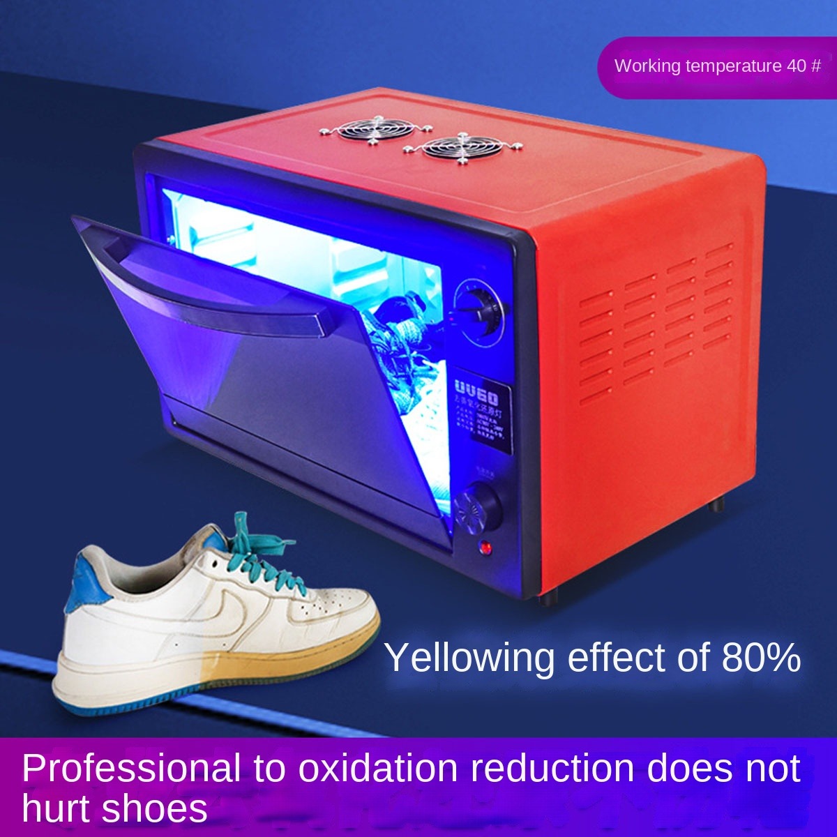 รองเท้าไฟ LED ติดกล่องหลอดไฟยู - Uv Sole Oxidation บทวิจารณ์และราคา