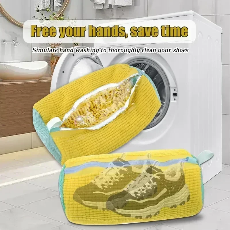 ถุงซักรองเท้าสำหรับเครื่องซักผ - Sneaker Cleaner บทวิจารณ์และราคา