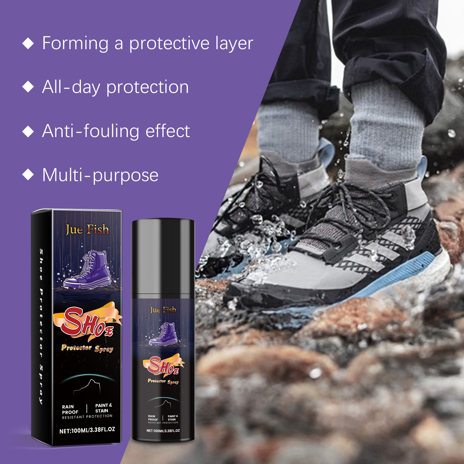 สเปรย์กันน้ำสำหรับรองเท้าขนาด  - Sneaker Protector Spray บทวิจารณ์และราคา
