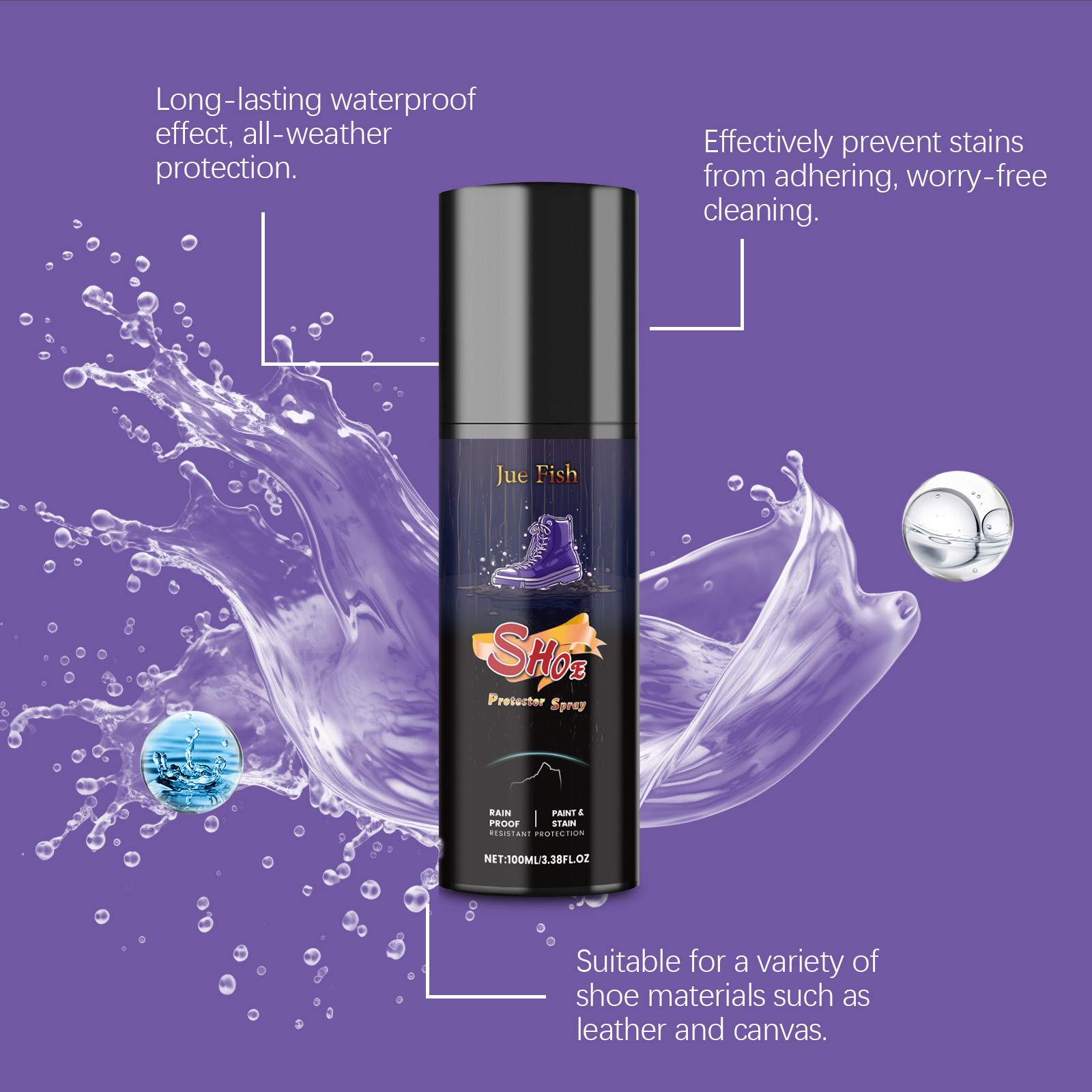 สเปรย์กันน้ำสำหรับรองเท้าขนาด  - Sneaker Protector Spray บทวิจารณ์และราคา